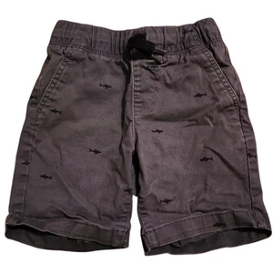 Old Navy Jungen Hai Print Shorts Gummibund Freizeit bequem grau XS (5) - Bild 1 von 7