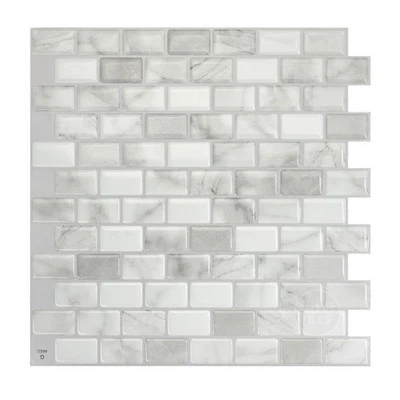 Smart Tiles Bellagio Costa 4pk Peel/Stick Mosaic (SM1118G-04-QG) - Image 1 of 4