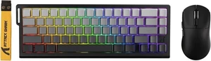 ATTACK SHARK X68 HE Wired Magnetic Keyboard with X3 Wireless Gaming Mouse Combos - Picture 1 of 5