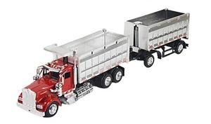 1/43 D C Kenworth W900 Double Dump Truck Color May Vary - Picture 1 of 4
