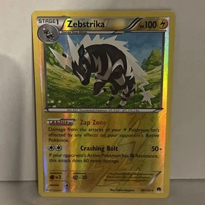 Zebstrika - 49/122 - Rare - Reverse Holo NM, Englisch Pokemon BREAKPoint - Bild 1 von 2