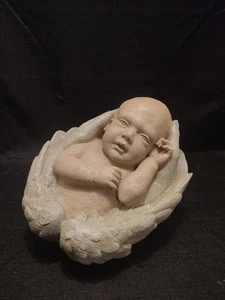 Design Toscano In Nature's Hands Baby Cherub Engel Statue 28 - Bild 1 von 11