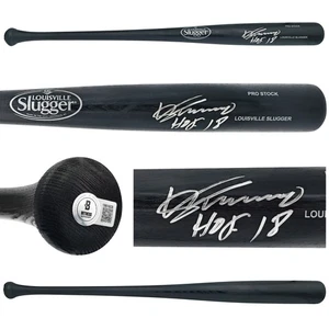 Vladimir Guerrero Sr. Auto Black L Slugger Baseball Bat Angels "HOF 18" Beckett - Picture 1 of 8