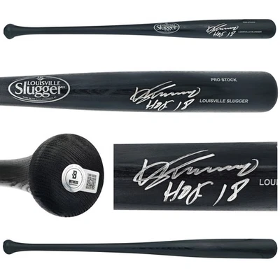 Vladimir Guerrero Sr. Auto Black L Slugger Baseball Bat Angels "HOF 18" Beckett - Image 1 of 4
