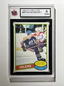 Wayne Gretzky 1980-81 O-Pee-Chee Second Year #250 KSA 6 Graded - Bild 1 von 2