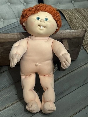 VTG Cabbagepatch Kids 1stEd. red hair boy freckles teeth, XavierRoberts 16" rare - Image 1 of 4