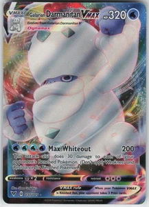 Galarian Darmanitan VMAX Ultra Rara SWSH04: Vivid Voltage 037/185 NM - Foto 1 di 2