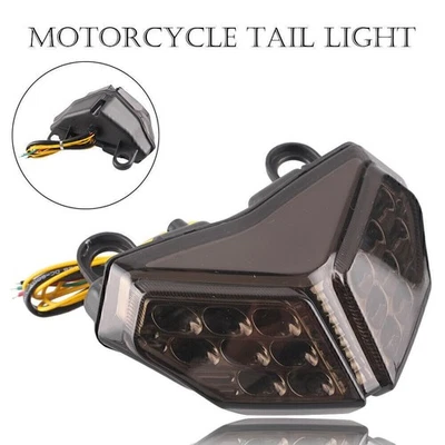For Ducati 1098 848/EVO 1198/S/R Smoke Motorcycle LED Brake Stop Rear Tail Light — 第 1/4 张图片