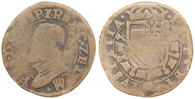 Netherlands / Zeeland - Staten Oord / 1/4 Statenstuiver ND (1580) - RARE - Image 1 of 3