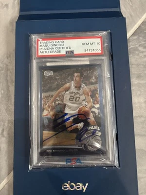 2002-03 Topps Chrome - Manu Ginobili #124 - Image 1 of 4