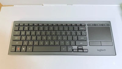 Logitech K830 TV Illuminated Wireless Keyboard With Touchpad Black - Image 1 of 4