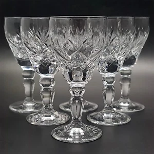 Vintage Bleikristall Sherry Gläser 6er Set - 60ml, Glaswaren Spirituosen Liköre - Bild 1 von 10
