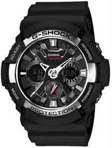 Casio Men s G-Shock Analog Digital Watch 200 M WR Shock Resistant (GA-200-1A) - Picture 1 of 1