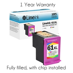 61XL Ink Cartridges for HP Envy 4500 4502 5530 Officejet 4630 Deskjet 2622 2540 - Picture 1 of 8