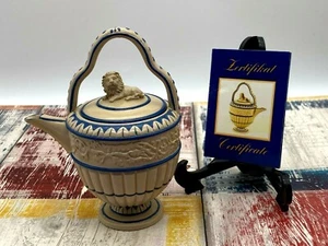 Elizabeth Hall Miniature TeaPot. Porcelain. Mayfair Edition. Collectable Boxed - Picture 1 of 11