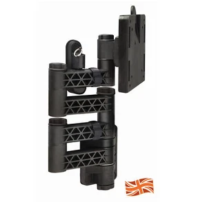 Vision Plus Quad Arm Quick Release TV Wall Bracket Black - Caravan / Motorhome - Picture 1 of 2
