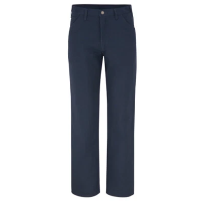 DICKIES Twill 6-Pocket Regular Fit Navy Blue Work Pants Many Sizes (NO HEM) NEW! - Image 1 of 4