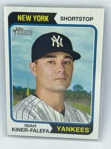 Isiah Kiner-Falefa 2023 Topps Heritage Baseball # 136 - Picture 1 of 2