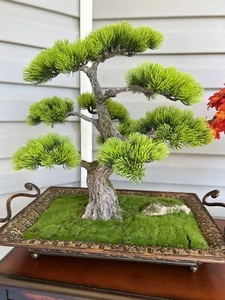 artificial bonsai tree , dimension 18 inch high , 15 inch long ,11 width - Picture 1 of 6