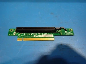 Supermicro Standard PCI-E X16 3.0 Horizontal Riser Card RSC-RR1U-E16 - Photo 1/5