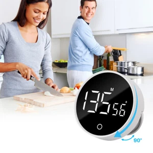 Large LCD Digital Kitchen Cooking Timer Count-Down Up Clock Loud Alarm Magnetic - Picture 1 of 27