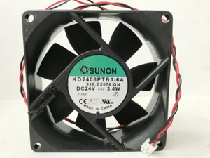 Large Air Volume Silent Cooling Fan KD2408PTB1-6A 24V 3.4W 80*80*25mm - Bild 1 von 2