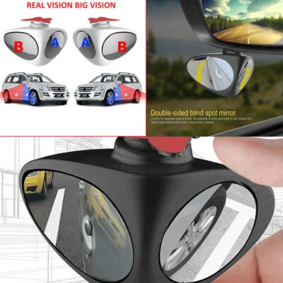 Car Blind Spot Parking Multi-purpose Auxiliary Rear View Front&Rear Wheel Mirror Foto 1 de 4