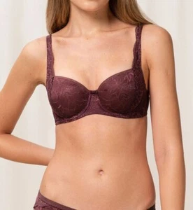 Amourette Charm Brown Wired Padded Bra, Size 12B-18D, Triumph Lingerie - Picture 1 of 5