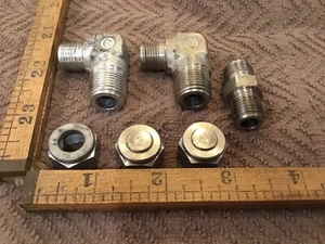 Crawford Swagelok Stainless Steel Fittings Lot Of 5 Used - Picture 1 of 3