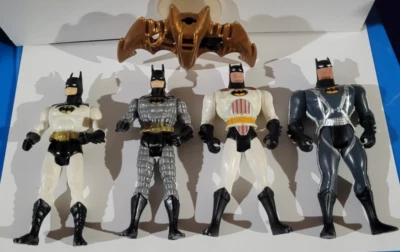 Lot of 4 Vintage 1990s Batman Action Figures 5" Kenner BTAS movie Use - Image 1 of 4