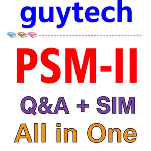 PSM-II - Scrum Professional Scrum Master II PSM2 Exam Q&A+SIM - Zdjęcie 1 z 1