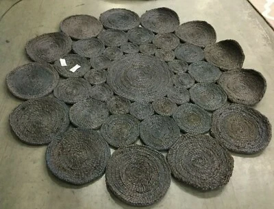 Alfombra NAVY 6' X 6' Roscas Sueltas Redondas, Precio Reducido 1172639715 NF363N-6R Foto 1 de 4