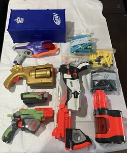 Nerf Gun Bundle Pyragon Vortex Proton Sight Skylanders Giants Rebelle Amo Darts - Picture 1 of 16