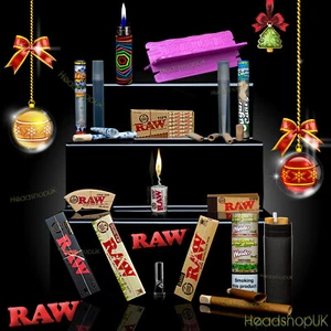 RAW Rauchpapiere Weihnachten Weihnachten Weihnachten Geschenkpackungen Rollgeschenk SONDERVERSAND!!!! - Bild 1 von 4