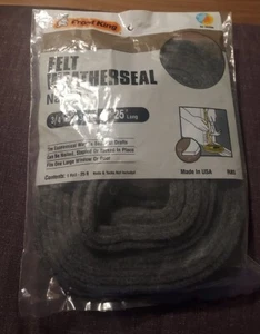 Felt Weatherseal Frost King 3/4in w 3/19in thick 25ft Long - Picture 1 of 4