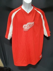 Detroit Red Wings Embroidered Jersey Shirt Size XXL - Picture 1 of 8