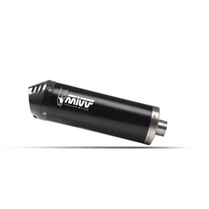 Silencer Slip-On Black MIVV Homologated Carbon Cap Hat for Suzuki 1050 V-Strom - Picture 1 of 5