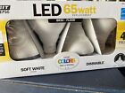 New-Feit Electric Br30 Flood Led 65W 11.5W Soft White Dimmable 750 Lumens 4 Pack