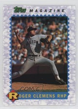 1990-93 Topps Magazine Cards Roger Clemens #TM26