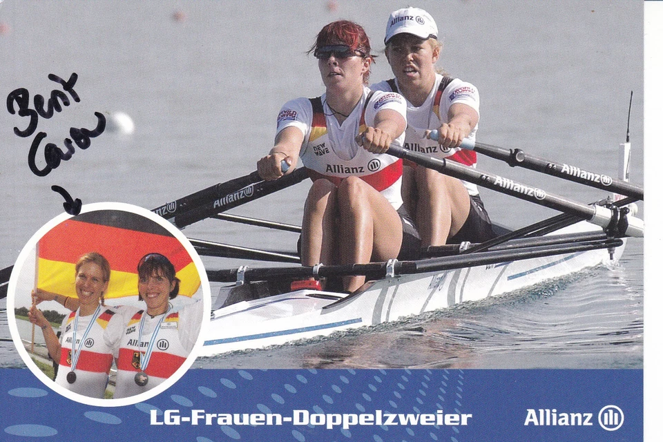 Berit CAROW - Deutschland, Silber WM 2006 Rudern, Original-Autogramm! - Bild 1 von 1