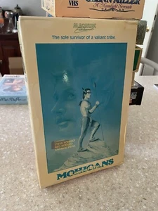 VHS: Last of the Mohicans (1977) Steve Forrest Neo Romero Magnum Big Box RARE - Picture 1 of 5