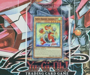 YuGiOh Armed Dragon Thunder LV5 BLVO-EN003 1st Edition Super Rare - Picture 1 of 2