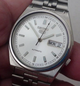 Seiko 5, 7S26-00E0, Vintage Man's Watch, mid 90s, Stunning, Overhauled, G/teed - Picture 1 of 18
