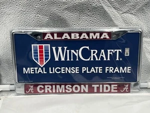 Alabama Crimson Tide NCAA Red Laser Cut License Plate Frame Wincraft - Picture 1 of 1