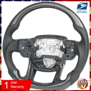 Fit Land Rover Range Rover Sport SVR Carbon Fiber Steering Wheel with Heated NEW - Foto 1 di 8