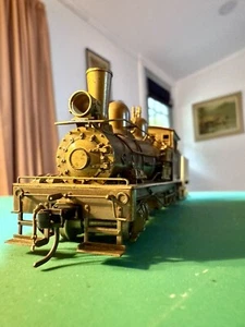 Vintage United PFM Brass 3-Truck Shay Class B Geared Locomotive - HO - Picture 1 of 19