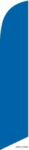 Solid Marina Blue Feather Banner Swooper Flag, Replacement Flag Only - Picture 1 of 3