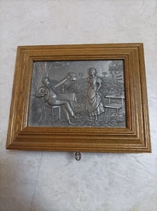 Holzschatulle, Eiche Massiv mit Deckel - Bild 1 von 3