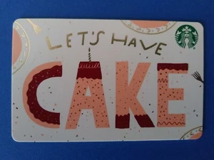STARBUCKS CARD 2018 "LET'S HAVE CAKE" YUM 🎂 HAPPY BIRTHDAY 🎉 NEW~ GREAT PRICE - Picture 1 of 1