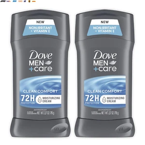 Antiperspirant Deodorant Stick Clean Comfort Twin Pack 72-Hour Sweat & Odor Prot - Picture 1 of 10